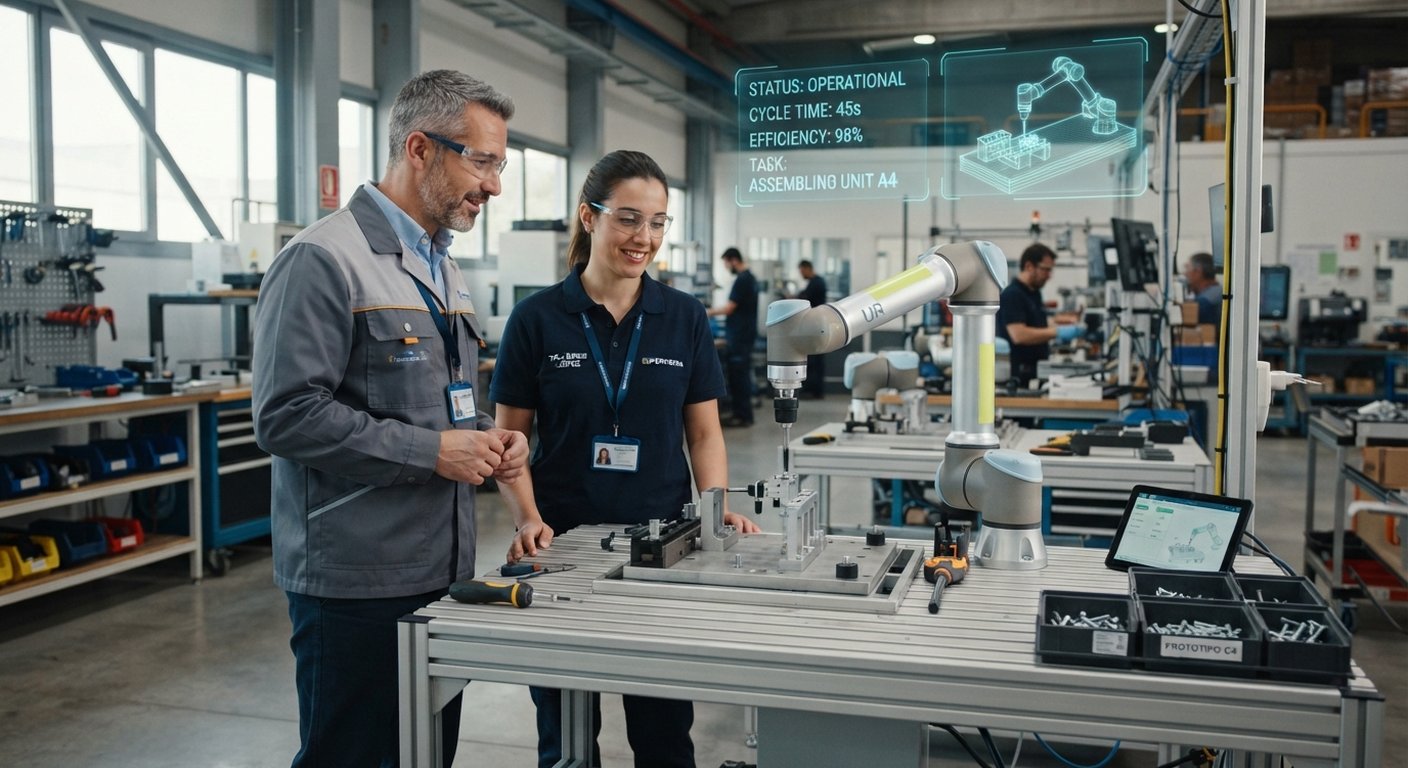Cobots para pymes industriales en 2026: precio real, ROI y cuándo no merecen la pena | BigLobster