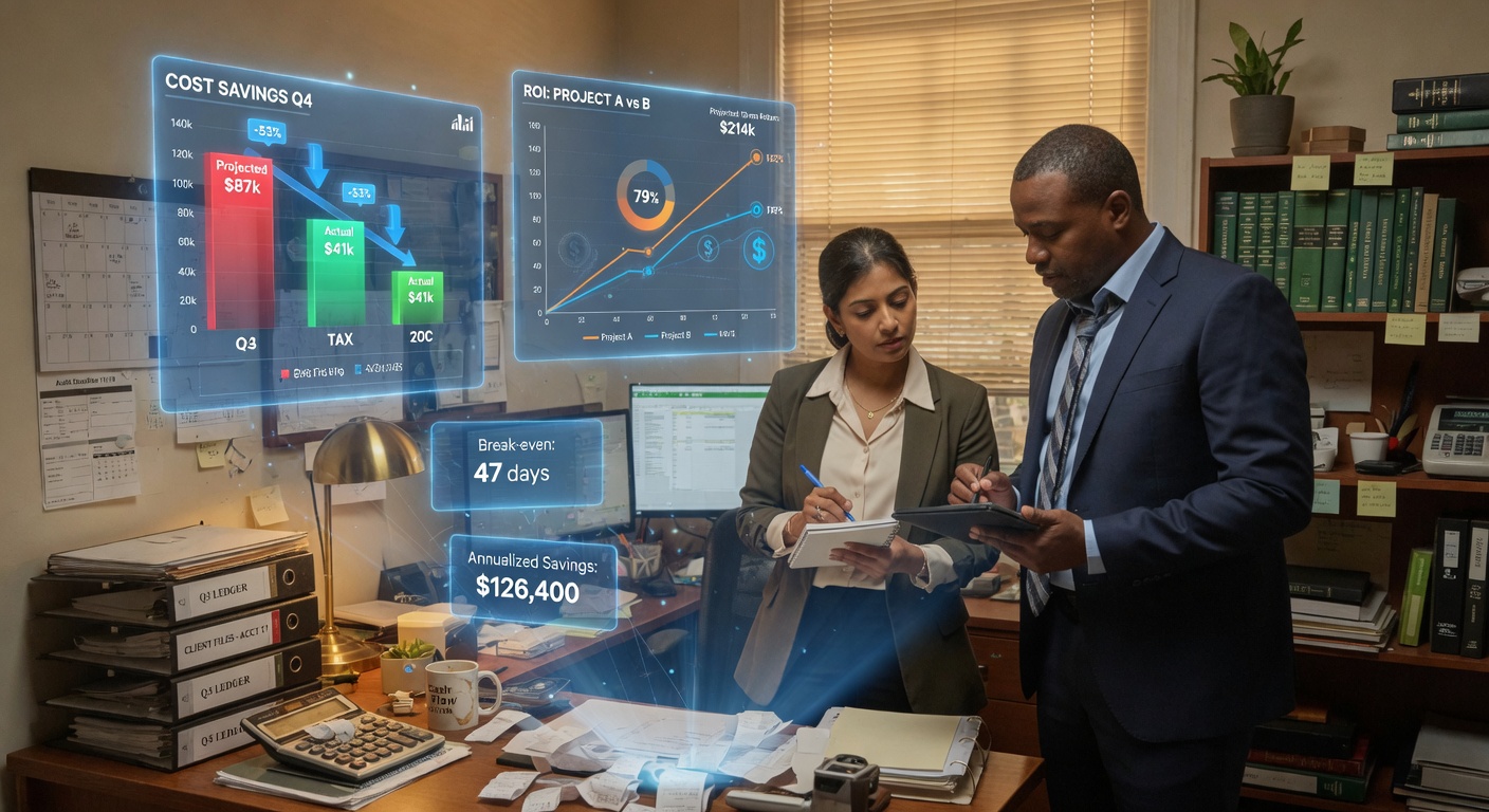 ROI de automatización con IA para pymes